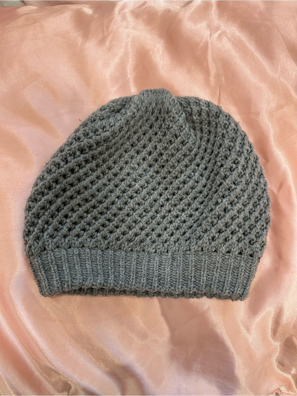 Joe Fresh Gray Knit Slouch Beanie